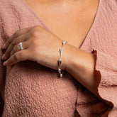 Organic Shaped Droplet Bracelet